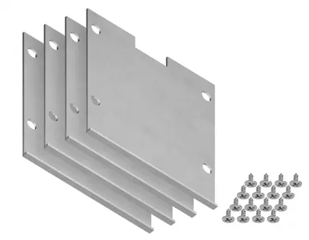 4шт. Заглушка для накладного алюминиевого шинопровода GP3050 Ambrella light ILLUMINATION Alum GP8550