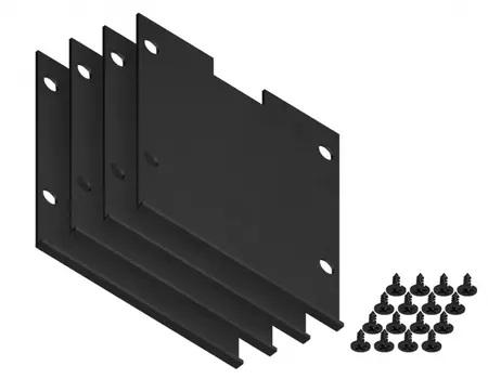 4шт. Заглушка для накладного алюминиевого шинопровода GP3050 Ambrella light ILLUMINATION Alum GP8551