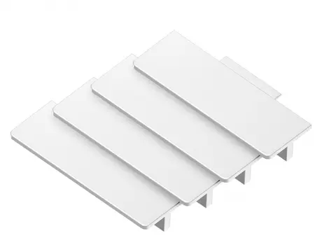 4шт. Заглушка для встраиваемого алюминиевого профиля GP1200 Ambrella light ILLUMINATION Alum GP8160