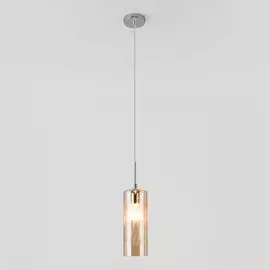 50149/1 хром Подвесной светильник со стеклянным плафоном Eurosvet Pablo