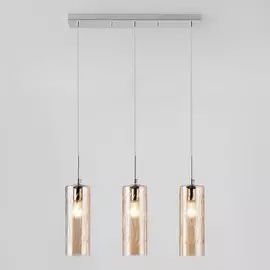 50149/3 хром Подвесной светильник со стеклянными плафонами Eurosvet Pablo