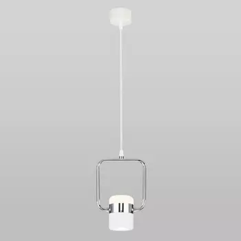 50165/1 LED хром/белый хром/белый Подвесной светодиодный светильник с поворотным плафоном Eurosvet a044562