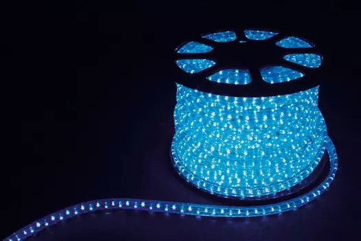 50м. Комплект дюралайт ленты синий, 2,88W, 220V, 72LED/m, IP65 Feron LED-F3W 26071