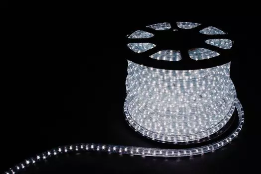 50м. Комплект дюралайт ленты белого цвета 7000К , 2,88W, 220V, 72LED/m, IP65 Feron LED-F3W 26070