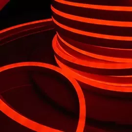 50м. Комплект неоновой ленты красного цвета 2835, 9.6W, 220V, 120LED/m, IP67 Elektrostandard a040595