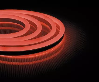 50м. Комплект неоновой ленты красного цвета 2835 12W, 220V, 144LED/m, IP67 Feron LS721 32712