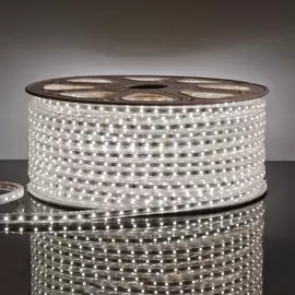 50м. Комплект светодиодной ленты дневного цвета 2835, 6500К, 8W, 220V, 60LED/m, IP65 Elektrostandard a044274 (Лента светодиодная 220V 4,8W 60Led 2835 IP65 6500K белый, 50 м (LS004 220V))