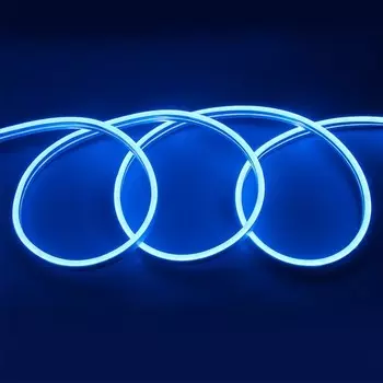 50м. Неоновая лента синего цвета 2835, 9,6W, 12V, 120LED/m, IP67 General GLS-2835-120-9.6-12-NL-IP67-IB (512710)