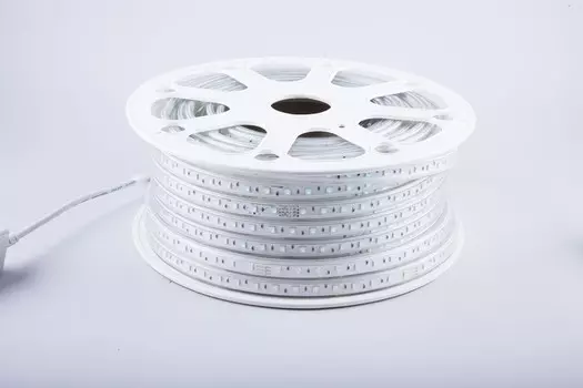 50м. Комплект светодиодной ленты 5050 RGB, 11W/m, 220V, 60LED/m IP65 Feron LS706 (32718)