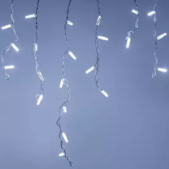 5,6*0,9м. Уличная гирлянда бахрома холодный свет Ardecoled 230V ARD-Edge-Pro-5600X900-White-240Led-Flash White (26036)