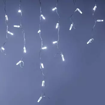 5.6*0.9м. Уличная гирлянда бахрома холодный свет Ardecoled 230V ARD-Edge-Classic-5600X900-Black-240Led-Pulse White (34922)