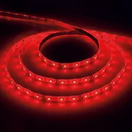 5м. Cветодиодная лента красного цвета 3528 4,8W 12V 60LED/m IP20 Feron LS603 27672