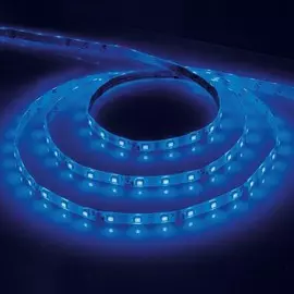 5м. Cветодиодная лента синего цвета 2835 4,8W 12V 60LED/m IP20 Feron LS603 27673