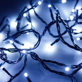 5м. Гирлянда нить холодный свет Ar,decoled 230V ARD-String-Home-5000-Green-50Led-Flash White 025767