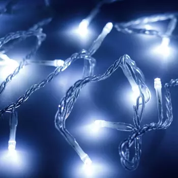 5м. Гирлянда нить холодный свет Ardecoled 230V ARD-String-Home-5000-Clear-50Led-Flash White (25752)