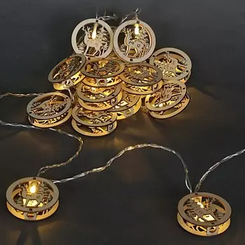 5м. Гирлянда с насадками 20LED (теплый) A-416 Sneha 1413847