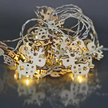 5м. Гирлянда с насадками 20LED (теплый) A-413 Sneha 1413844