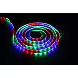 5м. Комплект светодиодной ленты RGB, 24W, 12V, 30LED/m, IP20 с пультом ДУ Band Globo 38997