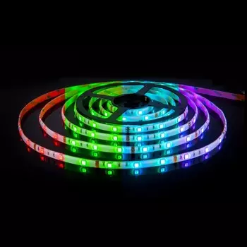 5м. Комплект светодиодной ленты RGB 5050, 14,4W, 12V, 60LED/m, IP20 Elektrostandard (a049845)
