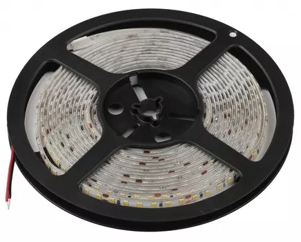 5м. Светодиодная влагозащищенная лента ЭРА 14,4W/m 120LED/m 2835SMD белый 5M LS2835-14,4-120-24-65-4000К-5m Б0043101