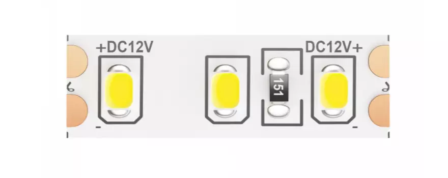 5м. Светодиодная лента белого цвета 4000K, 9,6W, 12V, 120LED, IP20 Led strip Maytoni 10109