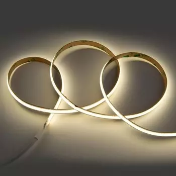 5м. Светодиодная лента белого цвета 4500К, 10W, 24V, 384LED/m, IP20 General GLS-COB-384-10-24-IP20-4 (502912)