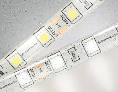 5м. Светодиодная лента белого света 4500К, 5050, 14,4W, 12V, 60LED/m, IP65 Ambrella light ILLUMINATION LED Strip GS2102