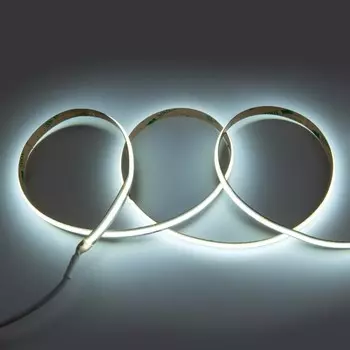 5м. Светодиодная лента холодного цвета 6500К, 10W, 24V, 384LED/m, IP20 General GLS-COB-384-10-24-IP20-6 (502922)