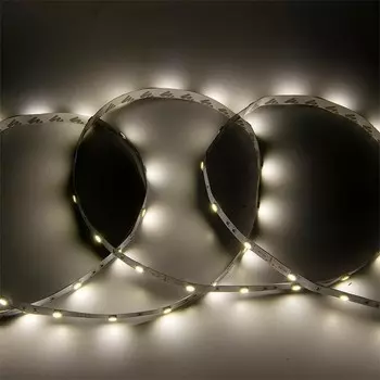 5м. Светодиодная лента холодного цвета 6500K 2835, 4,8W, 12V, 60LED/m, IP20 General GLS-2835-60-4.8-12-IP20-6 (500410)