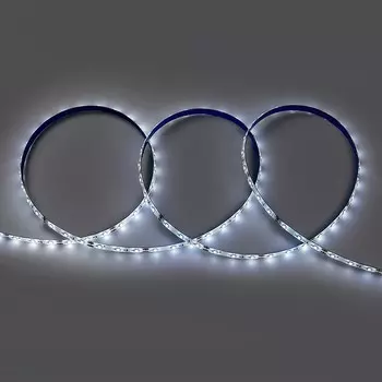 5м. Светодиодная лента холодного цвета 6500K 2835, 4,8W, 12V, 60LED/m, IP65 General GLS-2835-60-4.8-12-IP65-6 (500510)