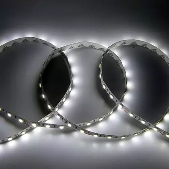 5м. Светодиодная лента холодного цвета 6500K 5050, 14.4W, 12V, 60LED/m, IP20 General GLS-5050-60-14.4-12-IP20-6 (5034)