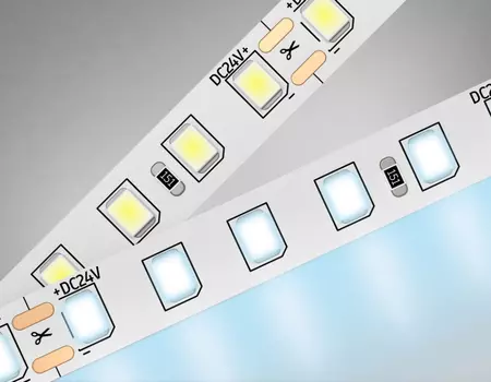 5м. Светодиодная лента холодного света 6500К, 2835, 10W, 24V, 120LED/m, IP20 Ambrella light ILLUMINATION LED Strip GS3103