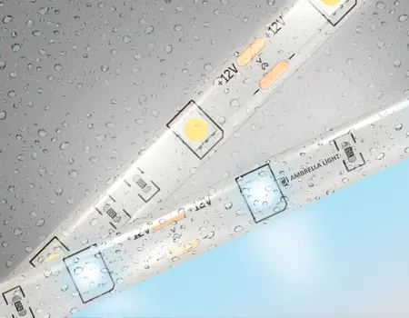 5м. Светодиодная лента холодного света 6500K, 5050, 7,2W, 12V, 30LED/m, IP65 Ambrella light ILLUMINATION LED Strip GS1903