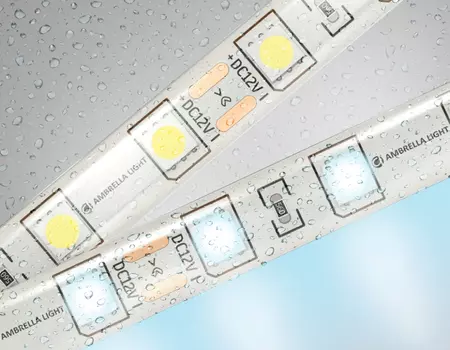 5м. Светодиодная лента холодного света 6500К, 5050, 14,4W, 12V, 60LED/m, IP65 Ambrella light ILLUMINATION LED Strip GS2103