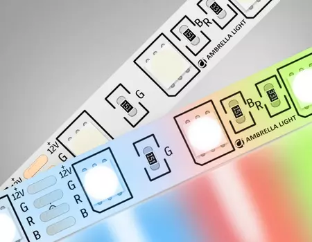 5м. Светодиодная лента RGB, 5050, 14,4W, 12V, 60LED/m, IP20 Ambrella light ILLUMINATION LED Strip GS2202