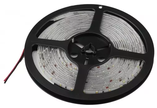 5м. Светодиодная влагозащищенная лента ЭРА 4,8W/m 60LED/m 2835SMD теплый белый 5M LS2835-4,8-60-24-65-3000К-5m Б0043110