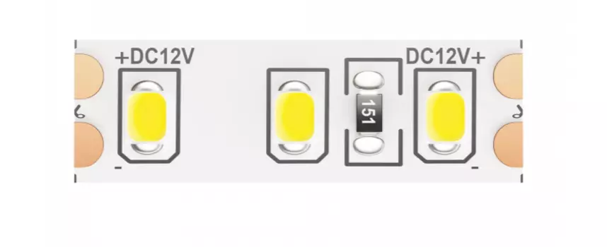 5м. Светодиодная лента теплого цвета 3000K, 14,4W, 12V, 120LED, IP20 Led strip Maytoni 10114