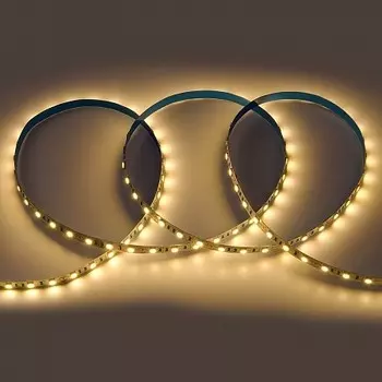 5м. Светодиодная лента теплого цвета 3000K 5050, 14.4W, 12V, 60LED/m, IP20 General GLS-5050-60-14.4-12-IP20-3 (5030)