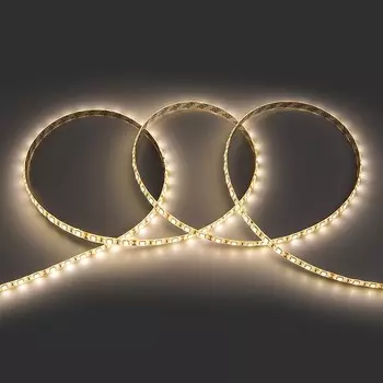 5м. Светодиодная лента теплого цвета 3000K 5050, 14.4W, 12V, 60LED/m, IP65 General GLS-5050-60-14.4-12-IP65-PRO-3 (503120)