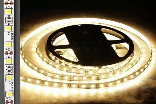 5м. Светодиодная лента теплого цвета, 5050, 14,4W, 12V, 60LED/m, IP33 Sneha 5050-60L-IP33 WW SMD WZQH 1113497
