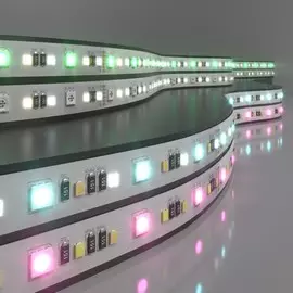 5м. Светодиодная лента теплого холодного и RGB цвета 3300-6500К 2835-5050, 16W , 24V, 90LED, IP20 Elektrostandard (a053707)