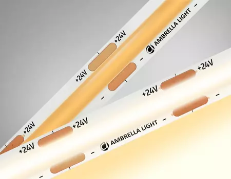 5м. Светодиодная лента теплого света 3000К, 12W, 24V, 480LED/m, IP20 Ambrella light ILLUMINATION LED Strip GS4701