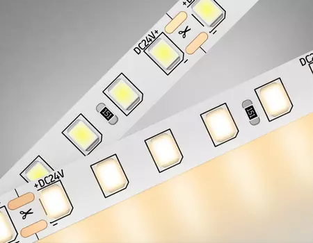 5м. Светодиодная лента теплого света 3000К, 2835, 10W, 24V, 120LED/m, IP20 Ambrella light ILLUMINATION LED Strip GS3101