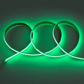 5м. Светодиодная лента зеленого цвета 8W, 24V, 320LED/m, IP20 General GLS-COB-320-8-24-IP20-G (502411)