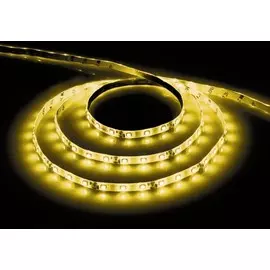 5м. Cветодиодная лента желтого цвета 2835 4,8W 12V 60LED/m IP65 Feron LS604 27674