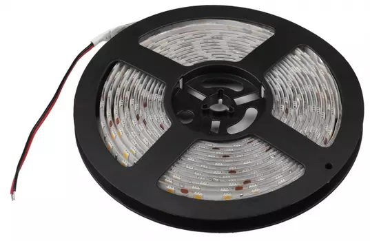 5м. Светодиодная влагозащищенная лента ЭРА 14,4W/m 60LED/m 5050SMD белый 5M LS5050-14,4-60-24-65-4000К-5m Б0043117