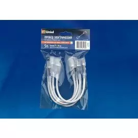 5шт. Соединитель для светодиодных лент 3528, 220V Uniel UCX-SK2/A67-NNN CLEAR 005 POLYBAG (10830)