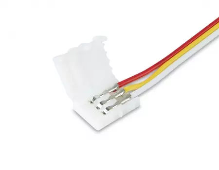 5шт. Соединитель гибкий двухсторонний для светодиодной ленты 2835 12/24V (3 конт.) 150 мм Ambrella light ILLUMINATION LED GS7651