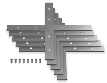 5шт. Соединитель Х для алюминиевого профиля "Profile System" Ambrella light ILLUMINATION Profile GP8057