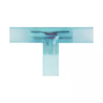 5шт. Соединитель контактный Т-образный для светодиодных лент 3528, 220V Uniel UTC-K-32/A67-NNN CLEAR 005 POLYBAG (10818)